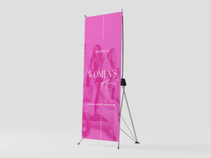 X-stand banner printed by Overflow Print