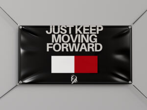 Custom vinyl banner printed by Overflow Print