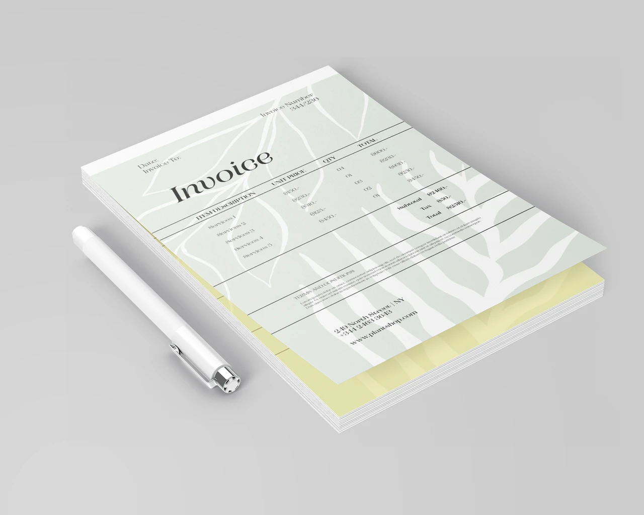 Custom Invoice