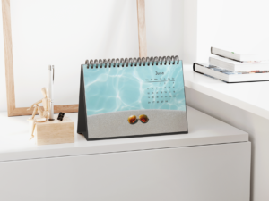 Custom desk calendar printed by Overflow Print