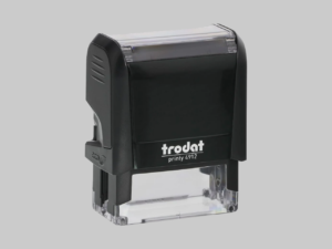 Self-inking address stamp from Overflow Print