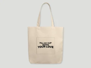 Heavy Quality Canvas Tote Bag with Gusset