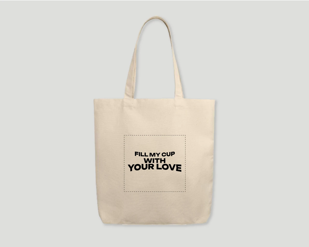 Heavy Quality Canvas Tote Bag with Gusset