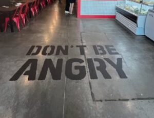 Custom floor sticker printed by Overflow Print