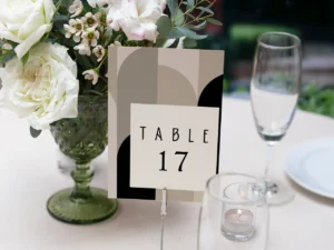table number arch