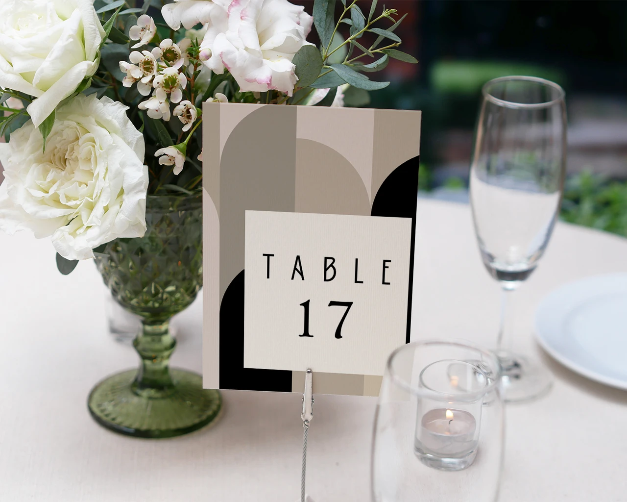table number arch