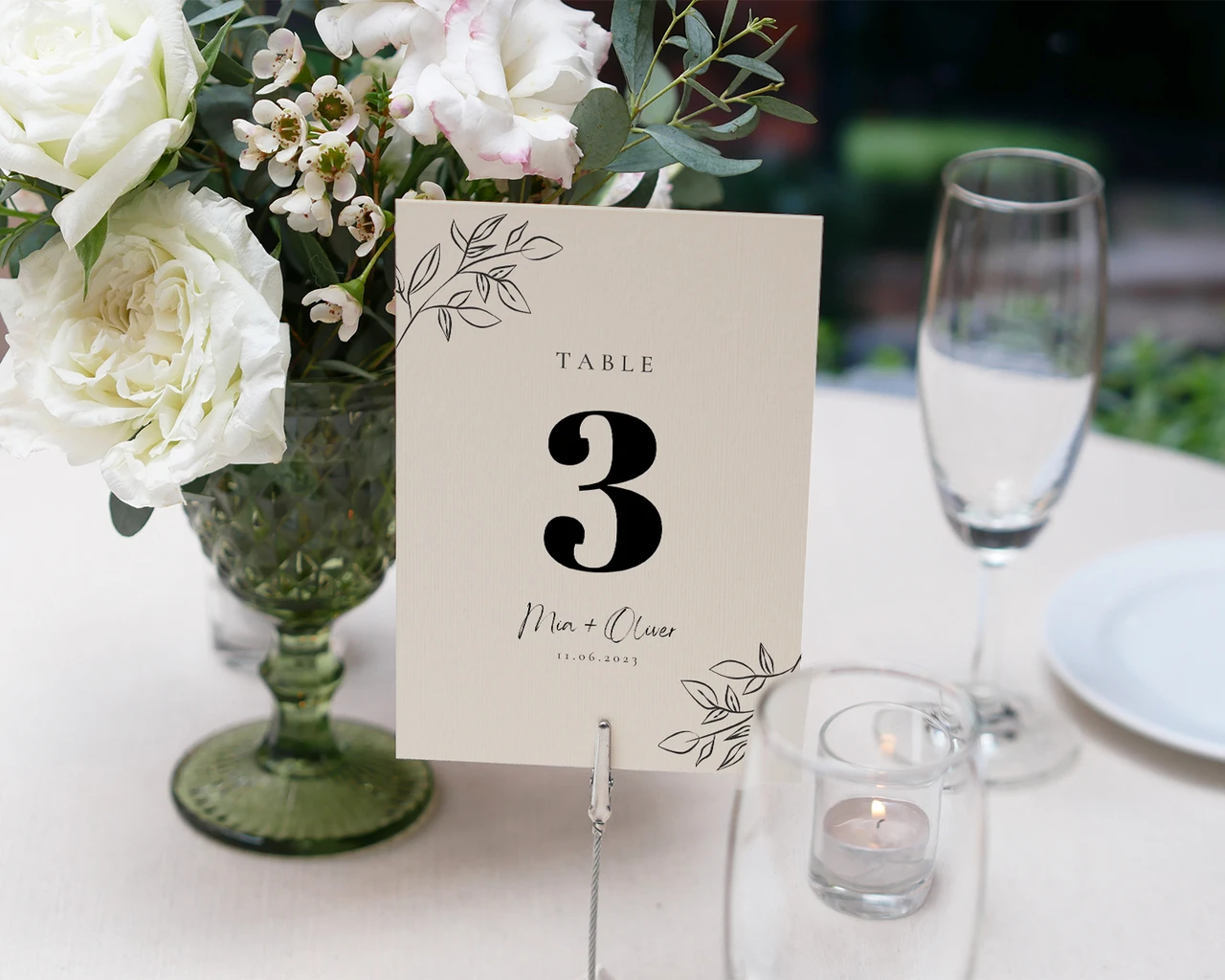 table number botanical